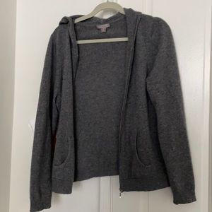 Cashmere hooded sweater